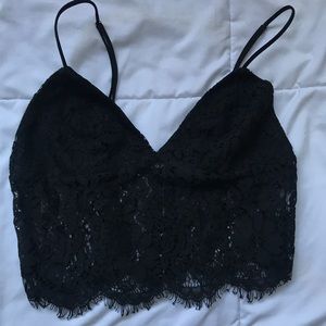 SOLD * Lace crop top